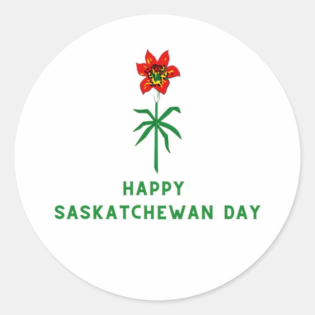 STICKER ROND JOYE SASKATCHEWAN (Devant)