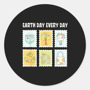 Sticker Rond Joyeuse journée de la terre 2026 environnement jou