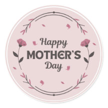 Joyeuse mère jour rose clair