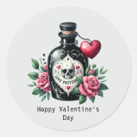 Joyeuse Saint-Valentin potion d'amour gothique
