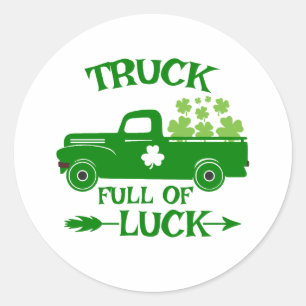Sticker Rond Joyeuse St. Patrick’s Day ☘️ 🎉