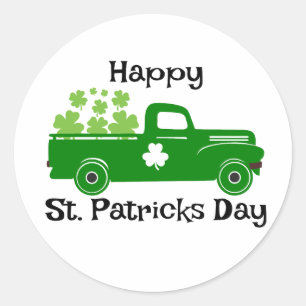 Sticker Rond Joyeuse St. Patrick’s Day ☘️ 🎉
