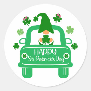 Sticker Rond Joyeuse St. Patrick’s Day - Célébrez l’Émir irland