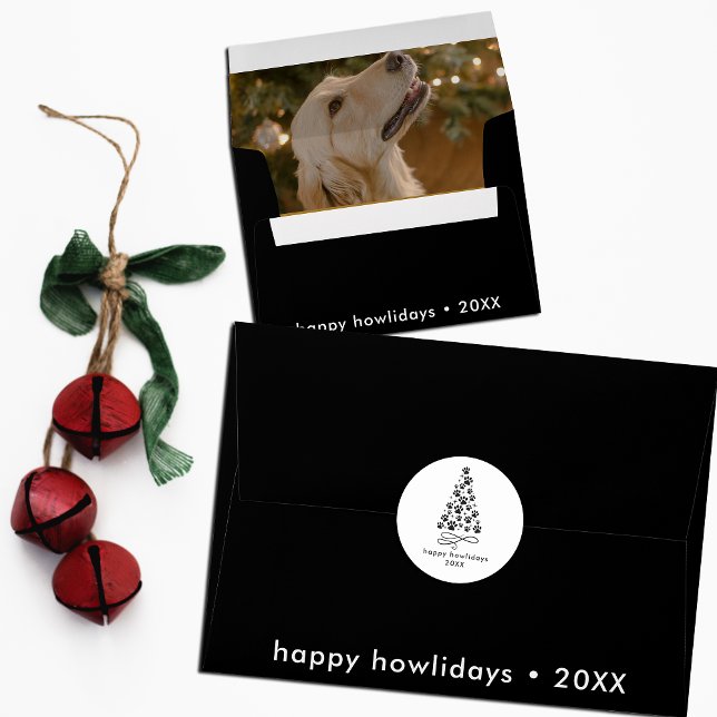 Sticker Rond Joyeuses Fêtes de Noël drôles et personnalisées po (Créateur téléchargé)