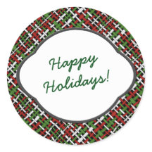 Joyeuses fêtes Salutation sur Burlap saisonnier