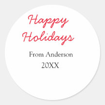 Joyeuses vacances rouge noir amour nom de famille 