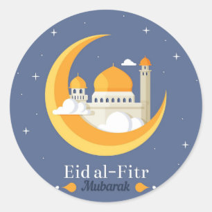Sticker Rond Joyeux Aïd Al Fitr