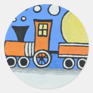 Sticker Rond Joyeux anniversaire