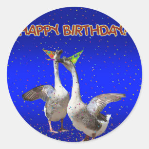 Sticker Rond Joyeux anniversaire !