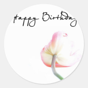 Sticker Rond Joyeux anniversaire