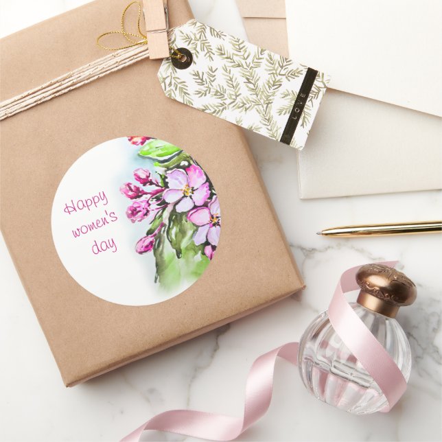 Sticker Rond Joyeux anniversaire (Cadeaux)