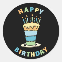 Joyeux Anniversaire Avec Conception De Gâteaux