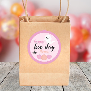 Sticker Rond Joyeux anniversaire de Boo Day