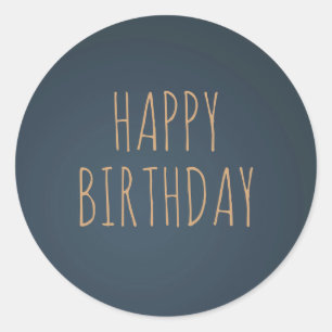 Sticker Rond Joyeux Anniversaire Fleece Navidad Joyeux Noël...