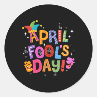 Sticker Rond Joyeux April Fool'S Day April Fools Day 2022 Plais