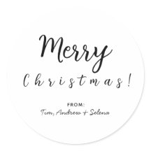 Joyeux cadeau de fête de Noël pour les amis de fam