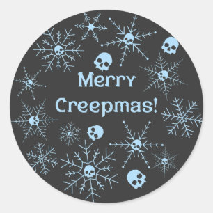 Sticker Rond Joyeux Creepmas !