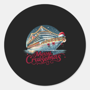 Sticker Rond Joyeux Cruisemas - Croisière Mas
