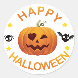 Sticker Rond Joyeux Halloween