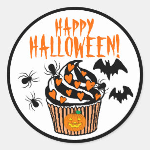 Sticker Rond Joyeux Halloween