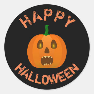 Sticker Rond Joyeux Halloween