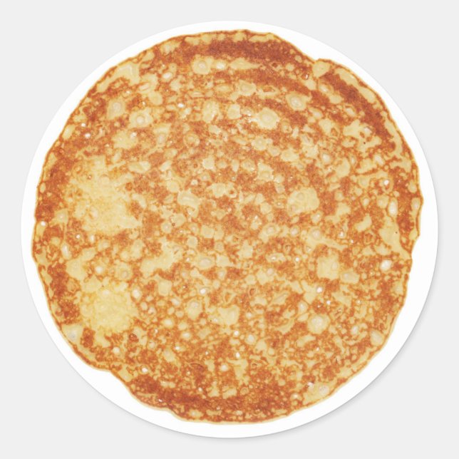 Sticker Rond Joyeux Jour des Crêpes ! (Devant)