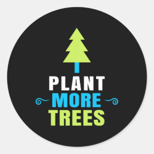 Sticker Rond Joyeux maillot De Jour Arbour Pour Plante Jour des