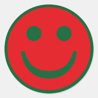 Sticker Rond Joyeux Noël