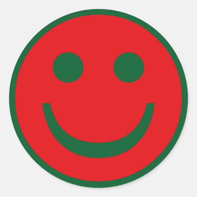 Sticker Rond Joyeux Noël (Devant)