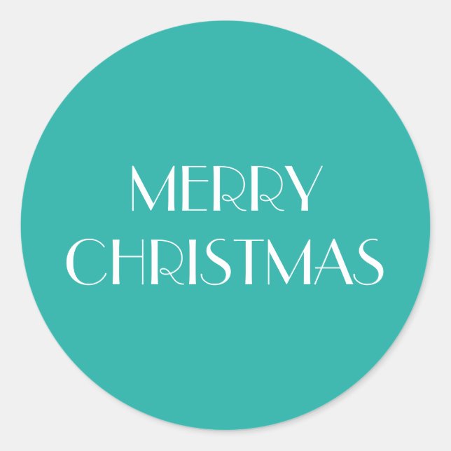 STICKER ROND JOYEUX NOËL! (Devant)