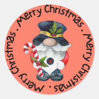Sticker Rond Joyeux Noël