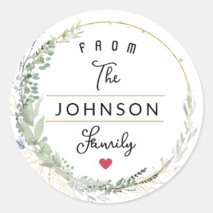 Sticker Rond Joyeux Noël