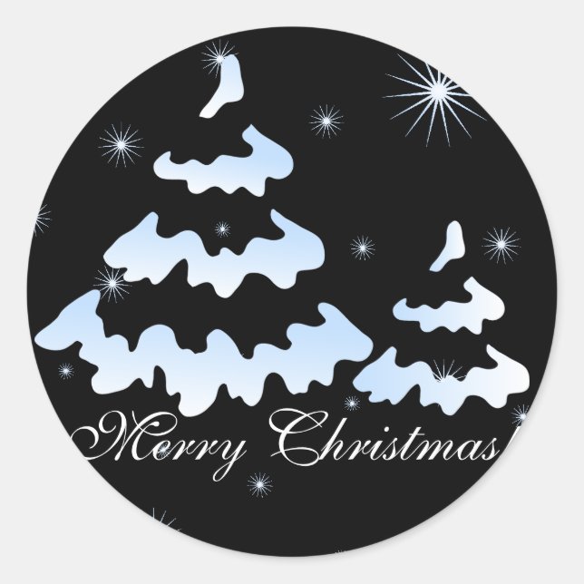 Sticker Rond Joyeux Noël ! (Devant)