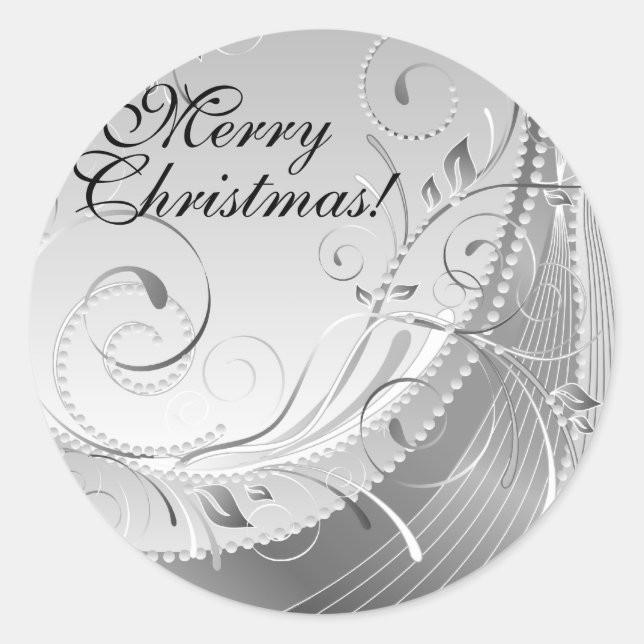 Sticker Rond Joyeux Noël ! (Devant)