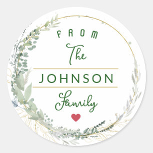 Sticker Rond Joyeux Noël