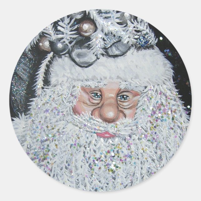 Sticker Rond Joyeux Noël (Devant)