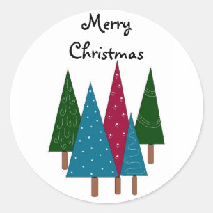Sticker Rond Joyeux Noël