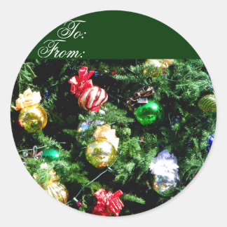Sticker Rond Joyeux Noël_