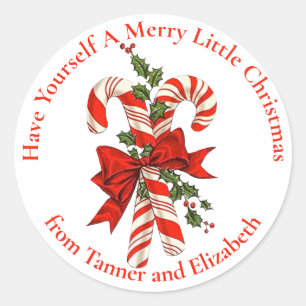 Sticker Rond Joyeux Noël à Vous