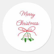 Joyeux Noël arc rouge vert cloches sonneries éléga