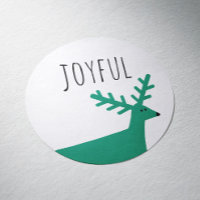 Joyeux Noël. Les rennes verts