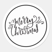 Joyeux Noël noir et blanc