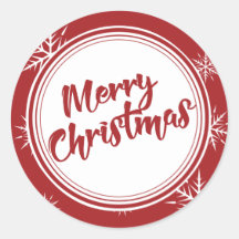 Joyeux Noël simple rouge