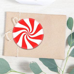 Sticker Rond Joyeux Noël Spearmint tourbillon menthe poivrée Ca