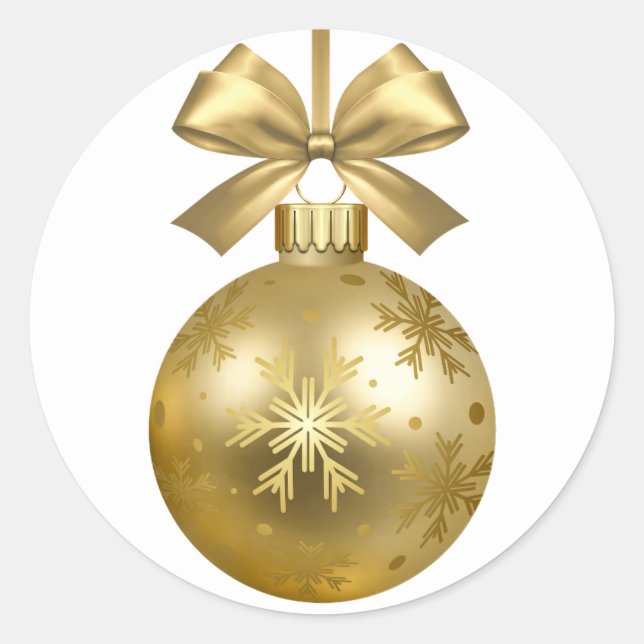 Sticker Rond joyeux nouvel an 2022 ornement (Devant)