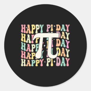 Sticker Rond Joyeux Pi Day 3.14 Mathématique Math Enseignants G