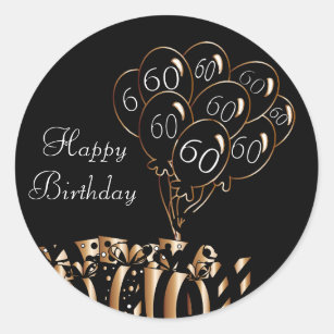 Autocollants Stickers Joyeux Anniversaire Chic Zazzle Fr