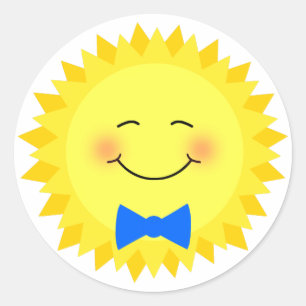 Sticker Rond Joyeux soleil