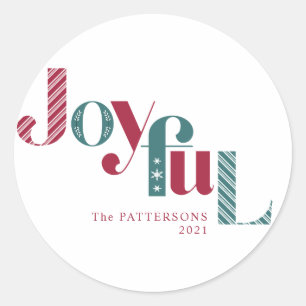 Sticker Rond Joyeux Sucre de canne Bourgogne vacances