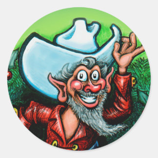 Sticker Rond Joyeux Texmas